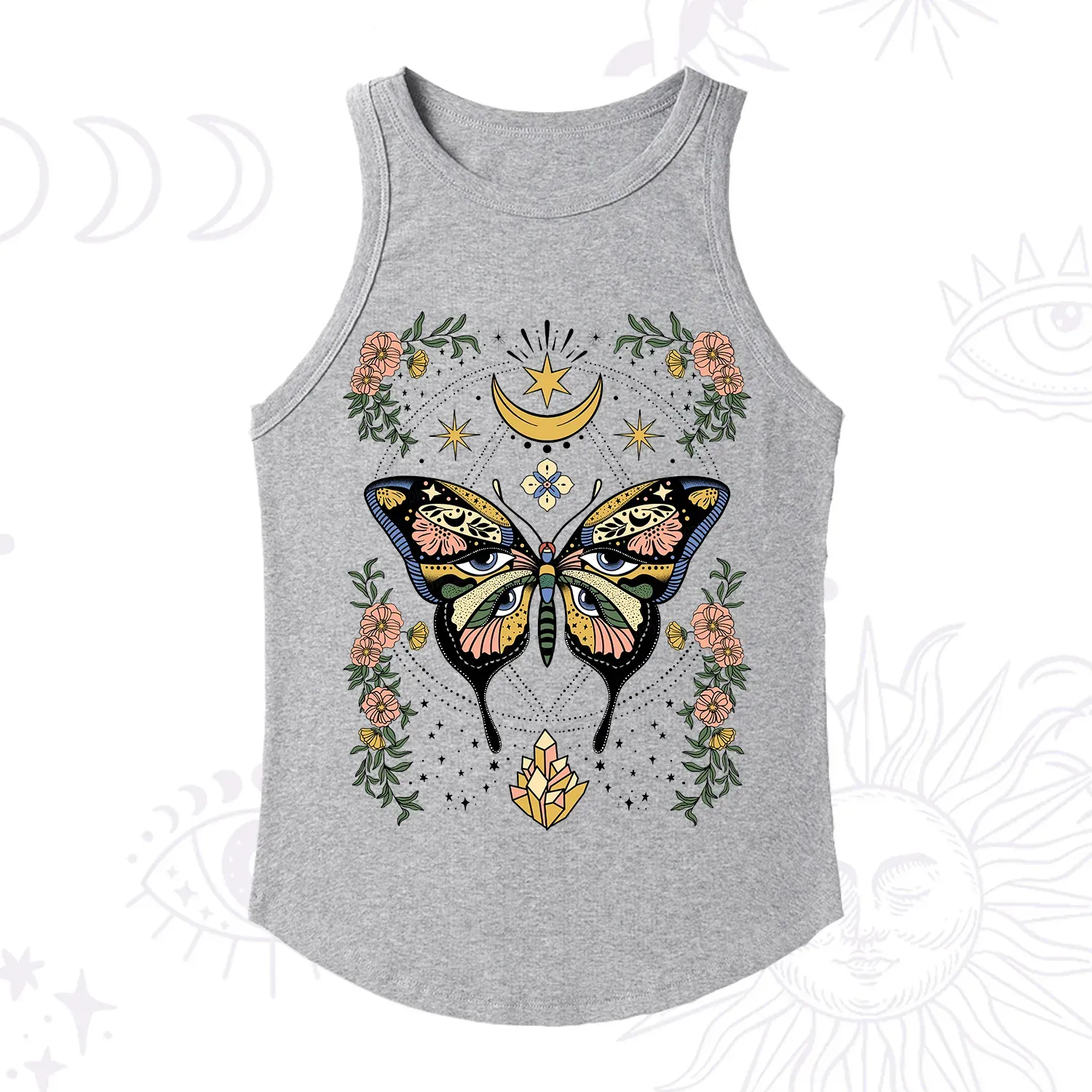 Purplehecate I Am Opening Ribbed Tank Top