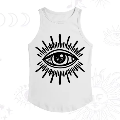 Purplehecate Evil Eye Ribbed Tank Top