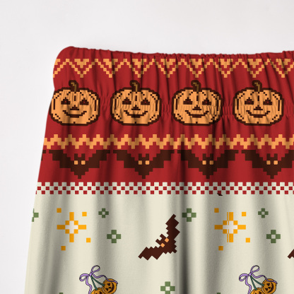 Purplehecate Pumpkin Head Skeleton Dance Halloween Pajamas