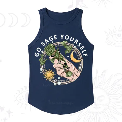 Purplehecate Go Sage Yourself Ribbed Tank Top