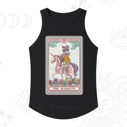 Purplehecate The Audacity Tarot Card Ribbed Tank Top