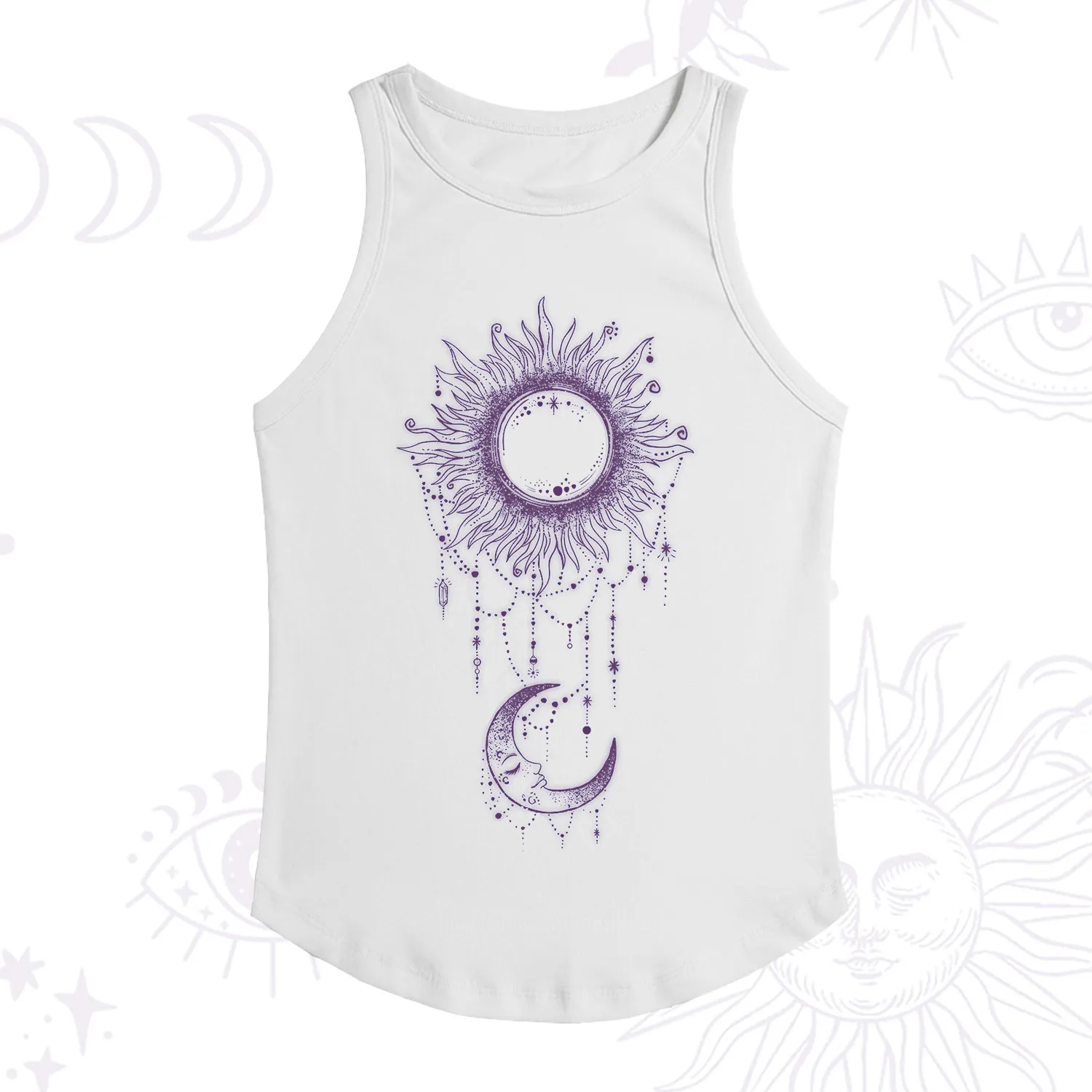 [Copy]Purplehecate The Audacity Tarot Card Ribbed Tank Top
