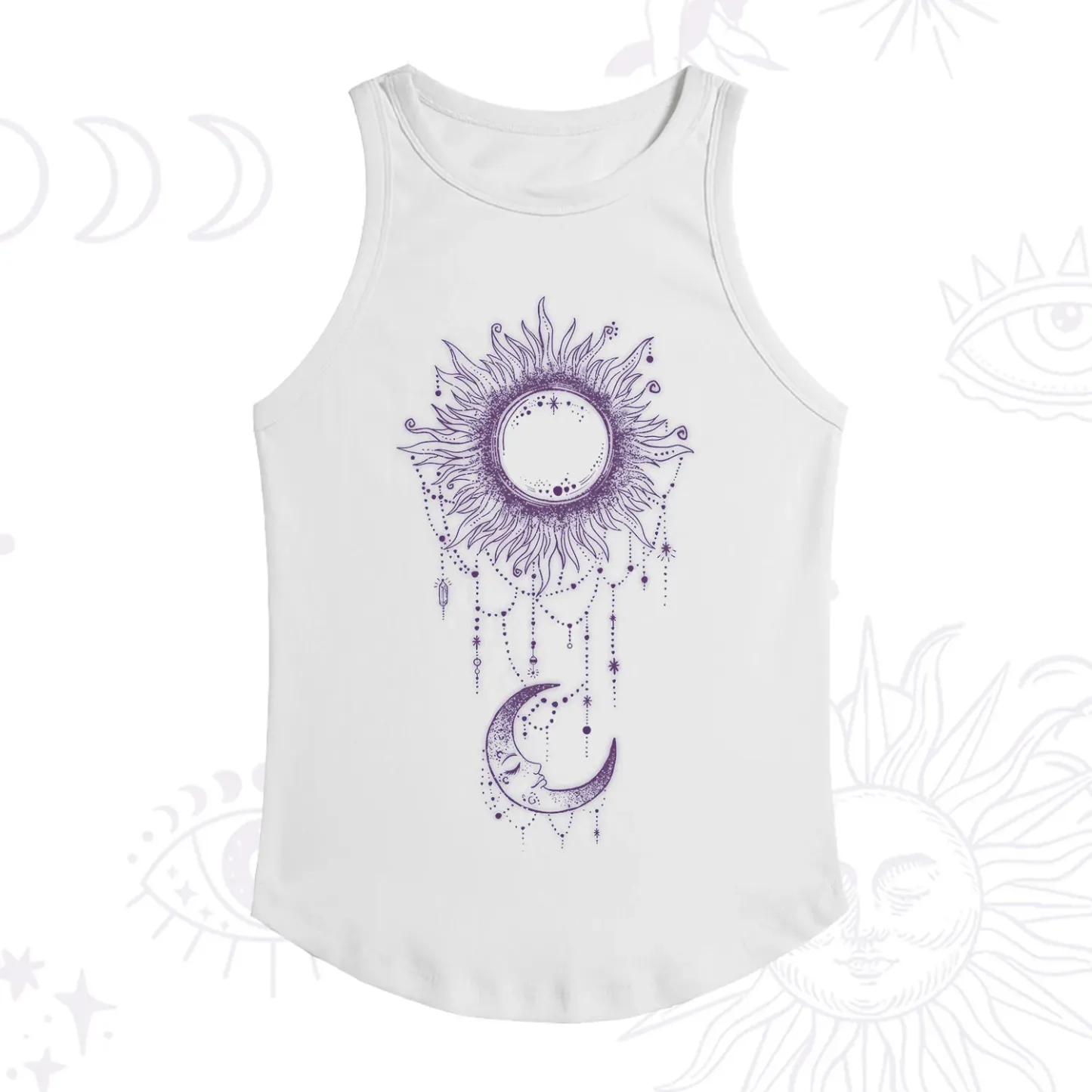 [Copy]Purplehecate The Audacity Tarot Card Ribbed Tank Top