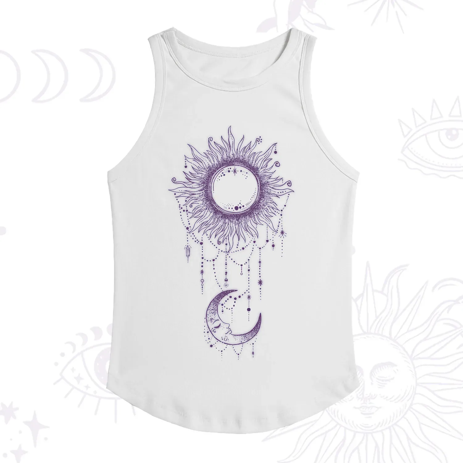 [Copy]Purplehecate The Audacity Tarot Card Ribbed Tank Top
