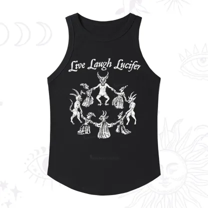 Purplehecate Live Laugh Lucifer Ribbed Tank Top