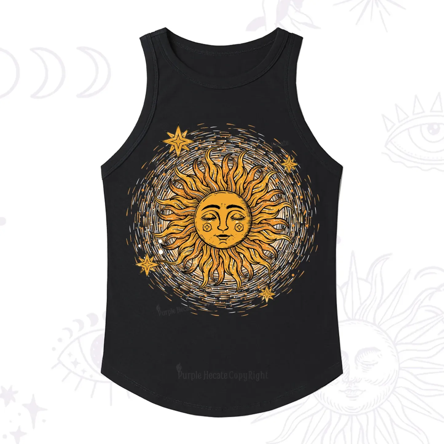 [Copy]Purplehecate Celestial Moon Racerback Tank Top