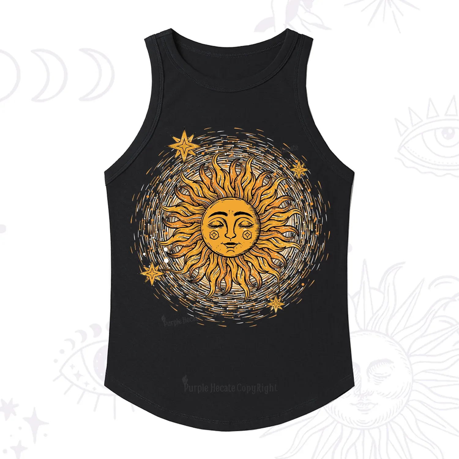 [Copy]Purplehecate Celestial Moon Racerback Tank Top