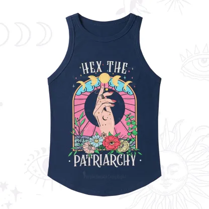 Purplehecate Hex The Patriarchy Racerback Tank Top