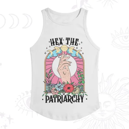 Purplehecate Hex The Patriarchy Racerback Tank Top