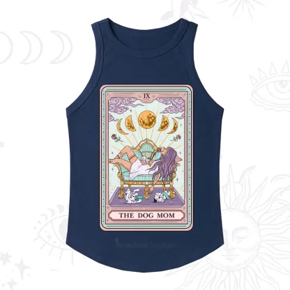 Purplehecate The Dog Mom Tarot Racerback Tank Top