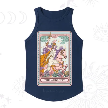 Purplehecate The Audacity Tarot Card Racerback Tank Top
