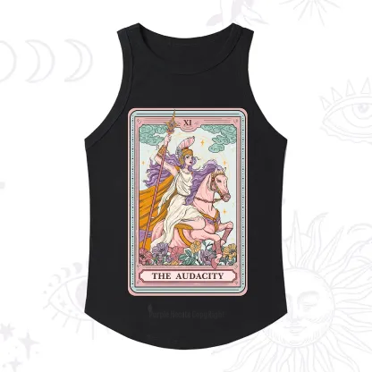 Purplehecate The Audacity Tarot Card Racerback Tank Top