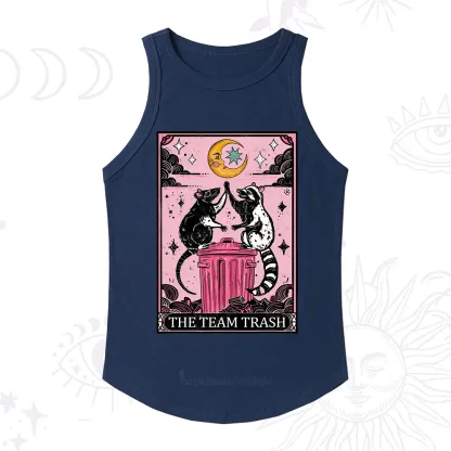 Purplehecate The Team Trash Opossum Tarot Racerback Tank Top