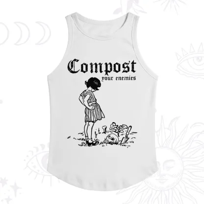 Purplehecate Compost Your Enemies Racerback Tank Top