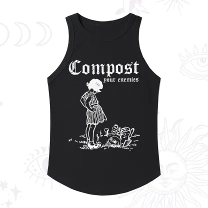Purplehecate Compost Your Enemies Racerback Tank Top