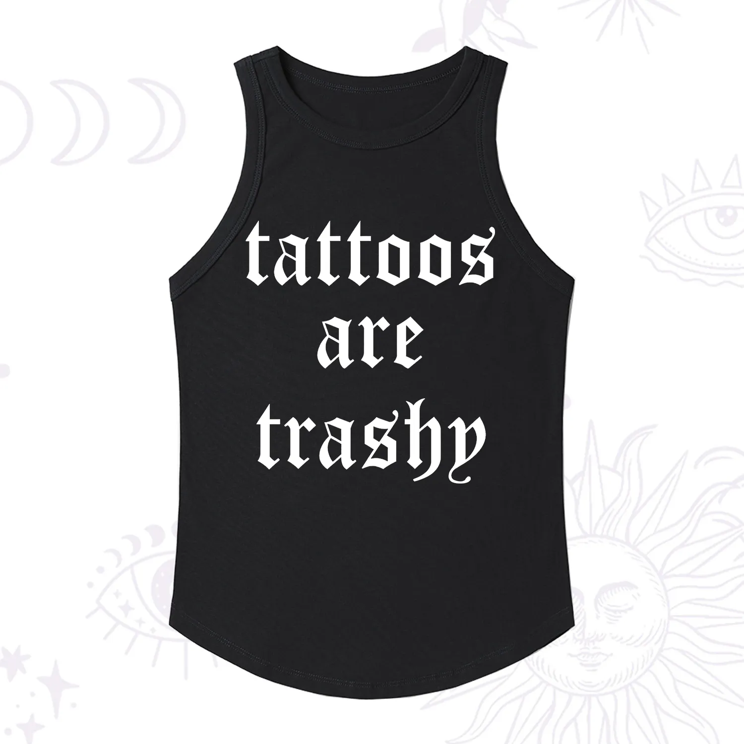 Purplehecate Tattoos Are Trashy Racerback Tank Top