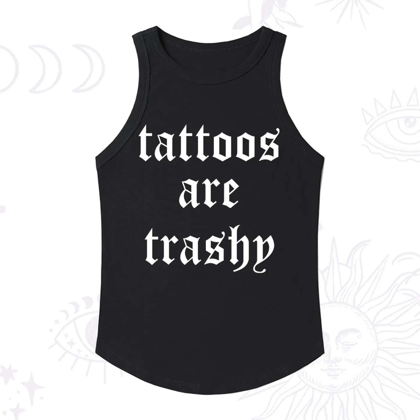 Purplehecate Tattoos Are Trashy Racerback Tank Top