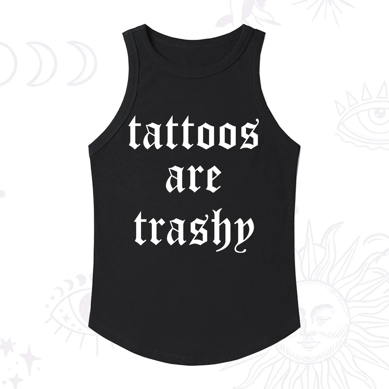 Purplehecate Tattoos Are Trashy Racerback Tank Top