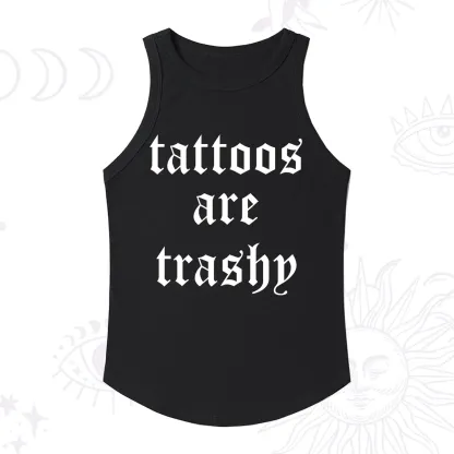 Purplehecate Tattoos Are Trashy Racerback Tank Top