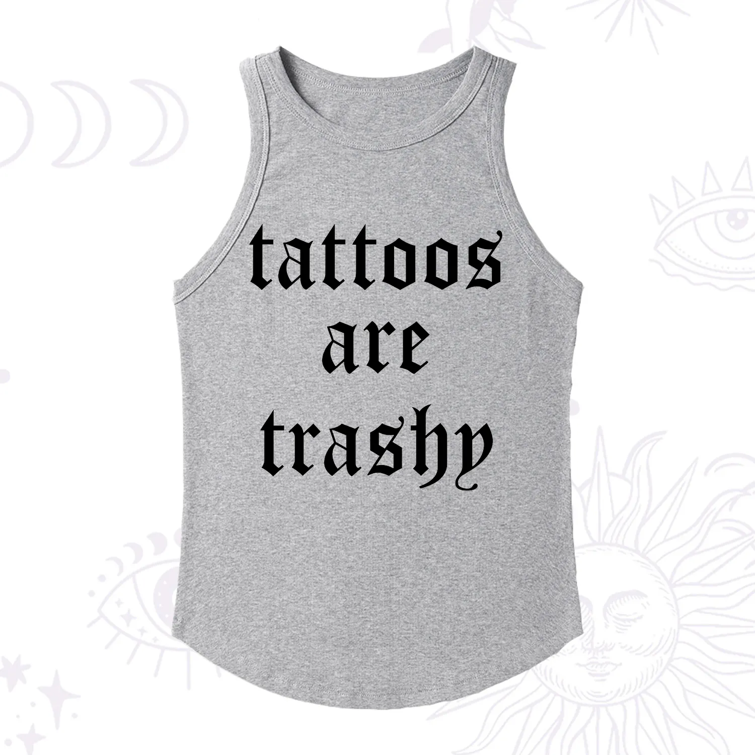 Purplehecate Tattoos Are Trashy Racerback Tank Top