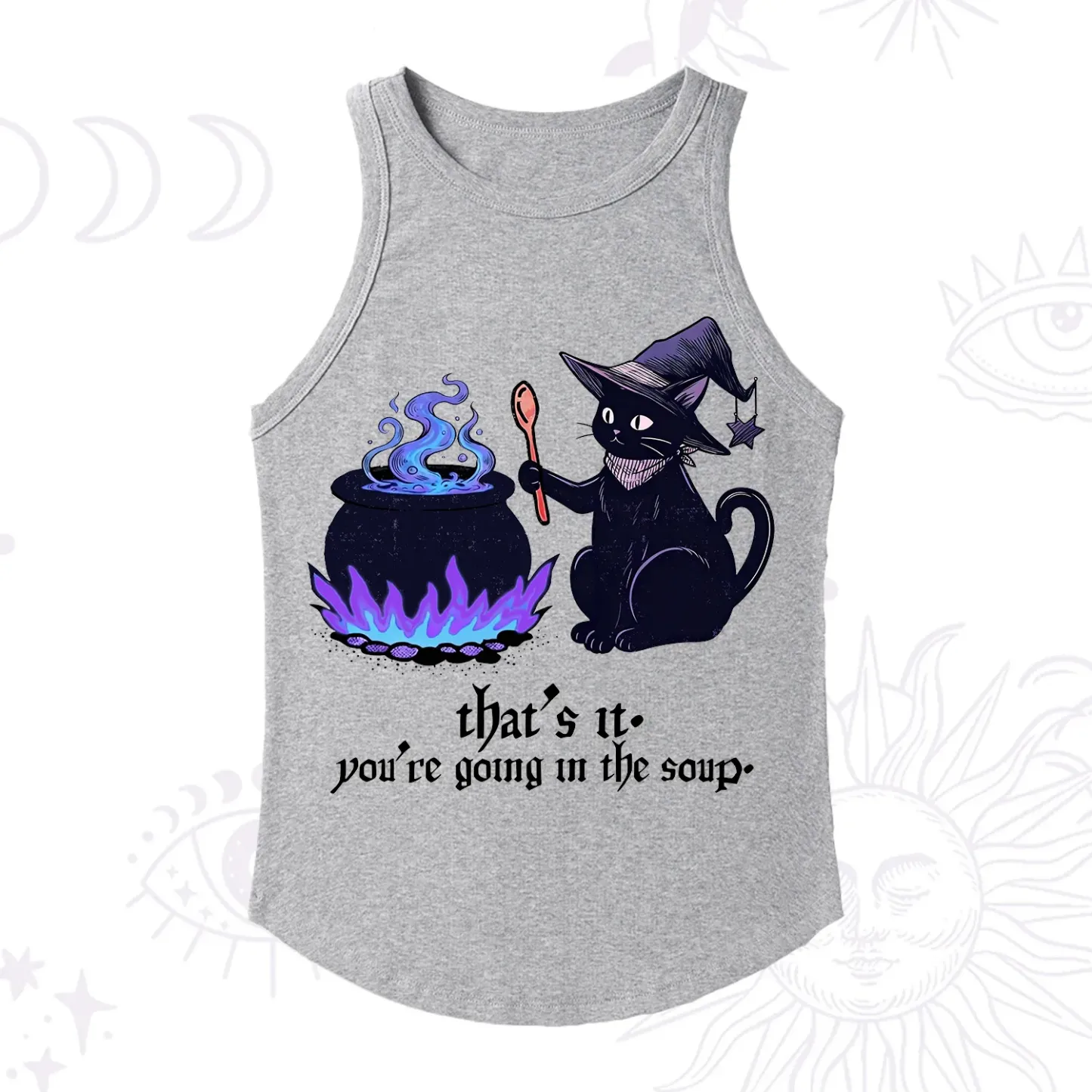 Purplehecate That's It You're Going In The Soup Racerback Tank Top
