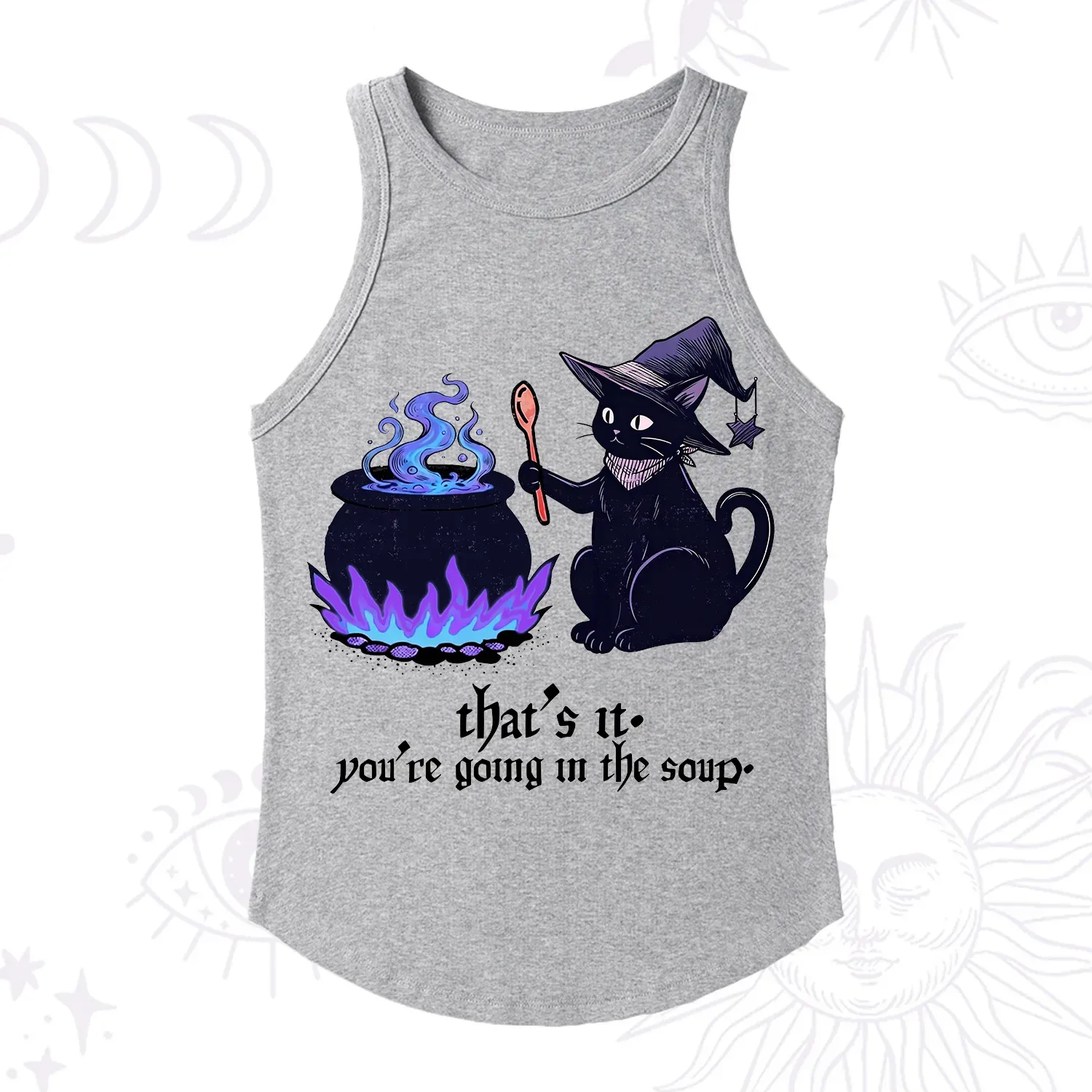 Purplehecate That's It You're Going In The Soup Racerback Tank Top