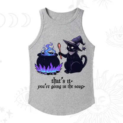 Purplehecate That's It You're Going In The Soup Racerback Tank Top