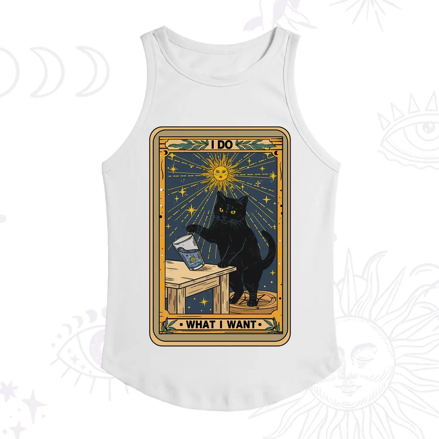 Purplehecate I Do What I Want Cats Racerback Tank Top
