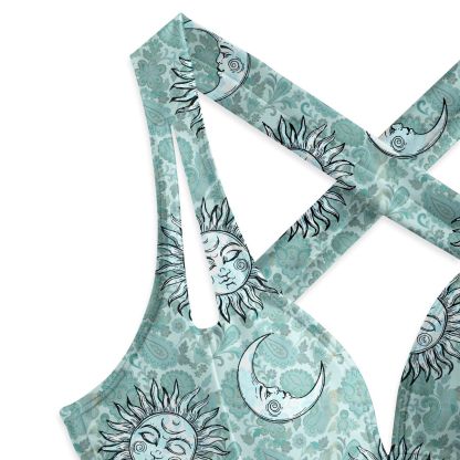 Purplehecate Sun & Moon Whispers One-Piece Swimsuit