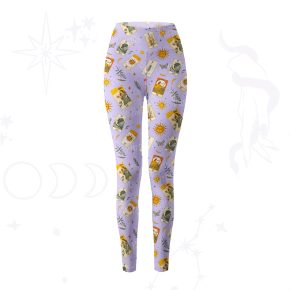 Purplehecate Mystical Tarot Yoga Pants