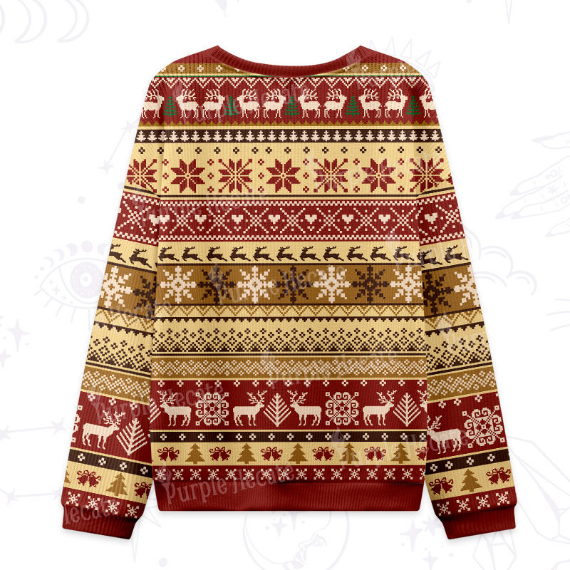 Purplehecate The Reader Tarot Ugly Christmas Sweatshirts