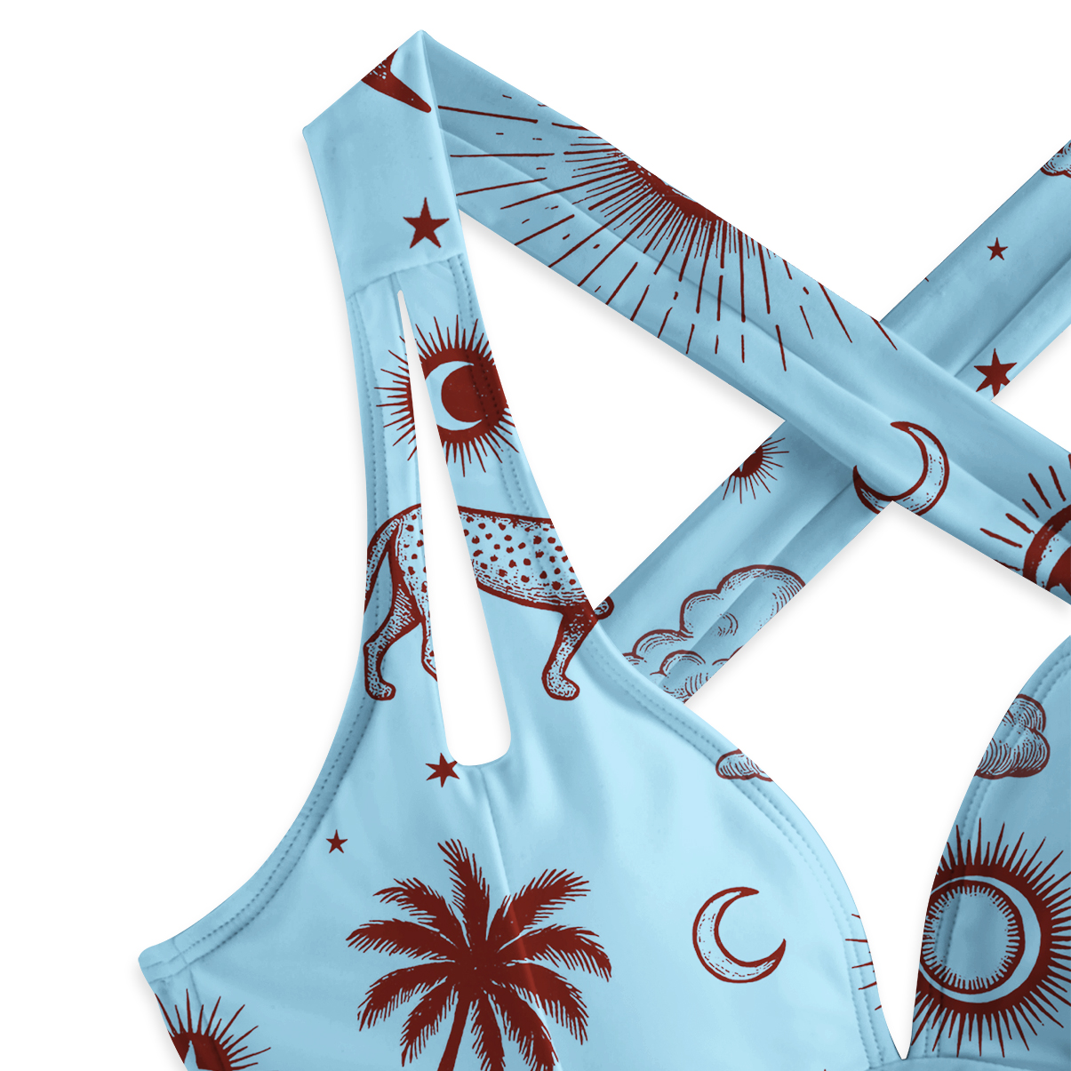 Purplehecate Eye of the Universe One-Piece Swimsuit