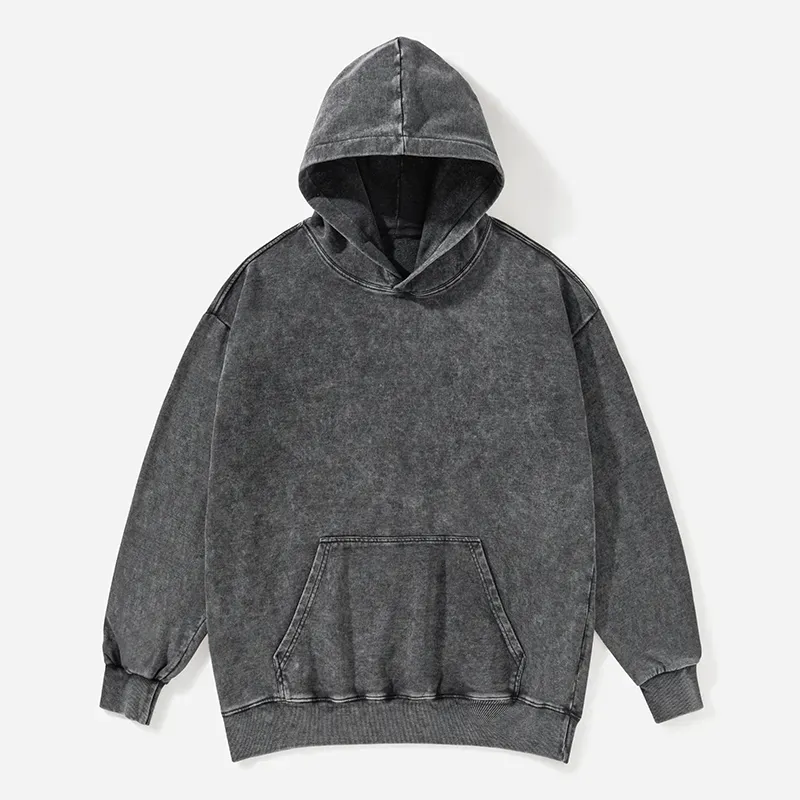 Purplehecate Moon Wolf Washed Hoodie