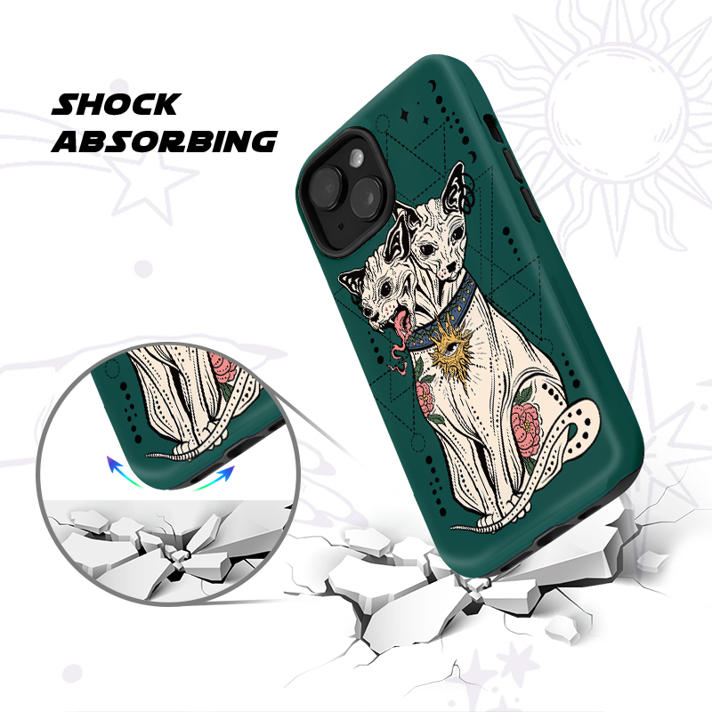 Purplehecate The Cat Goddess Bastet Phone Case