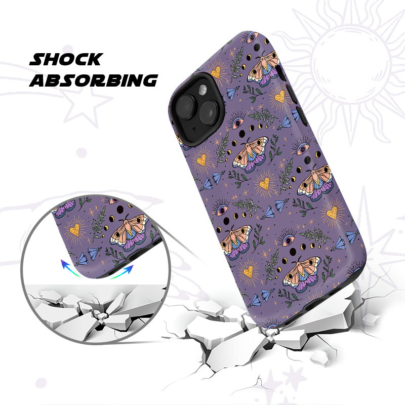 [Copy]Purplehecate Phases of the Moon Bee Phone Case
