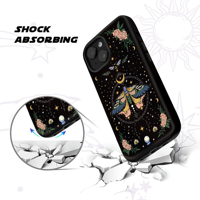 Purplehecate Mystical Moth Phone Case