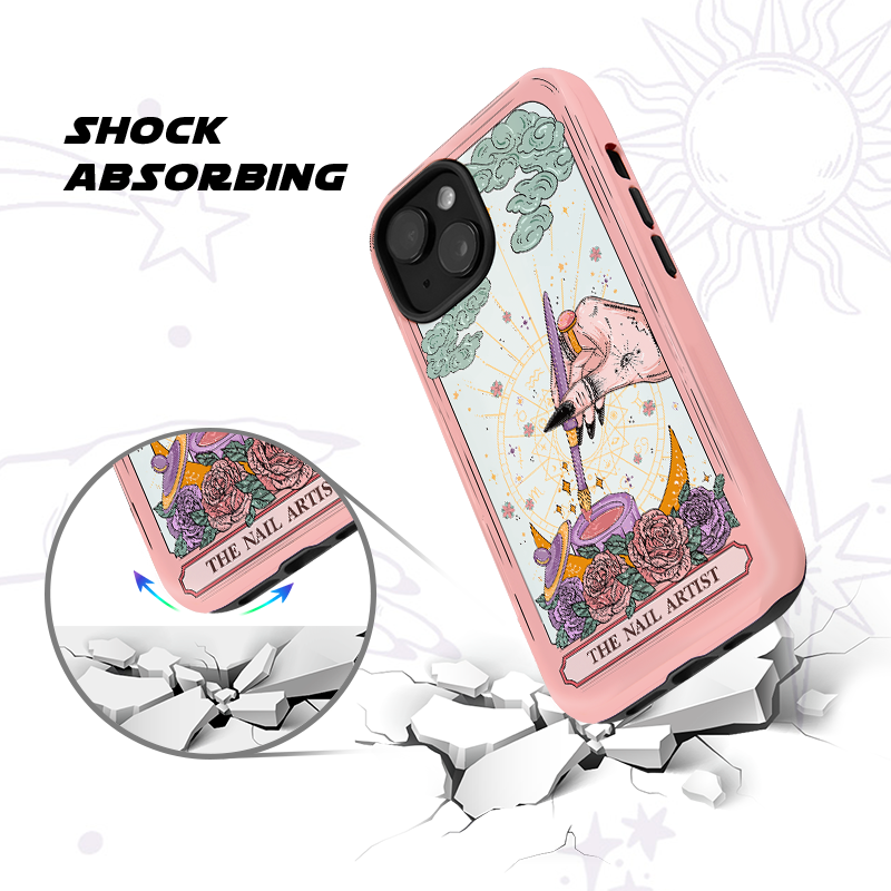 Purplehecate The Nail Artsit Tarot Card Phone Case