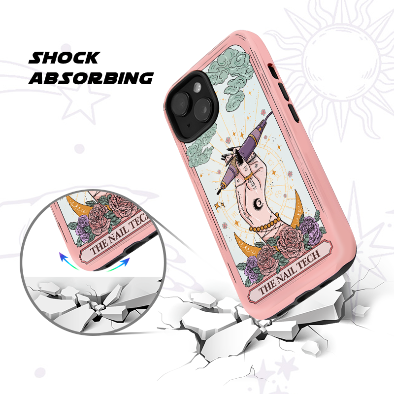 Purplehecate The Nail Tech Tarot Card Phone Case