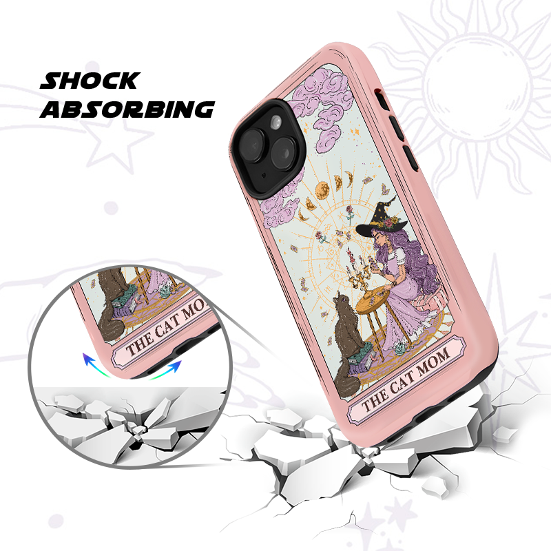 Purplehecate The Cat Witch Mom Tarot Phone Case