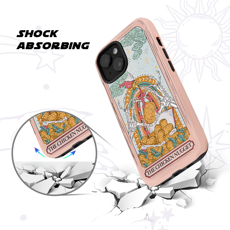 Purplehecate The Chicken Nugget Tarot Phone Case