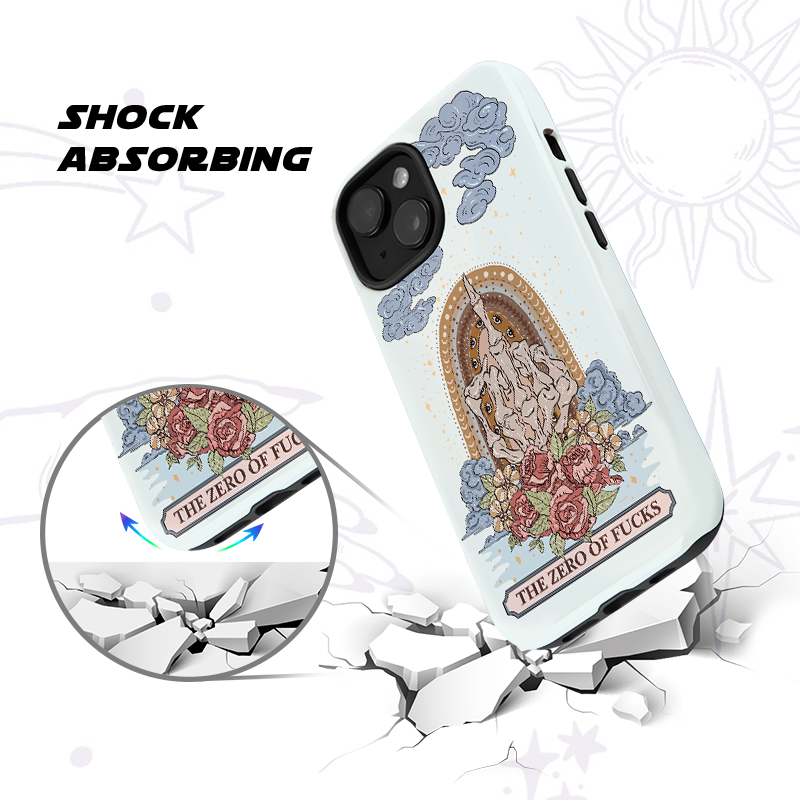 Purplehecate The Zero Of Fucks Phone Case