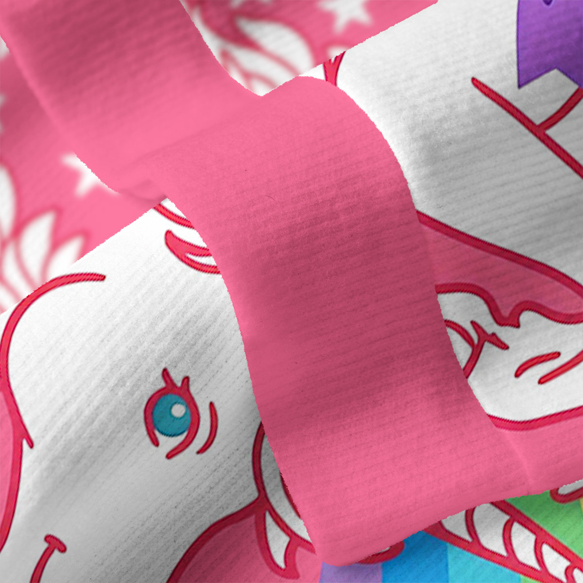 Purplehecate Dreamy Rainbow Unicorn Ugly Cardigan Sweaters