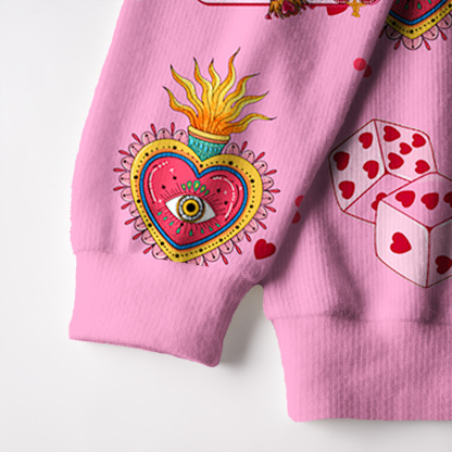 Purplehecate Queen of Hearts Ugly Cardigan Sweaters
