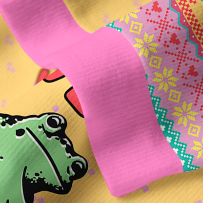 Purplehecate Weird Frog Vibes Fuzzy Ugly Sweatshirt