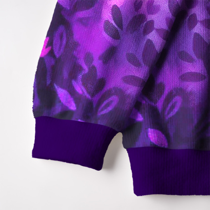 Purplehecate Witch’s Mystic Third-Eye Familiar Fuzzy Ugly Sweatshirt