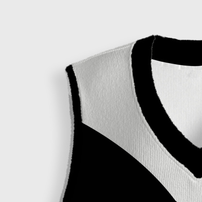 Purplehecate Curious Cats Ugly Sweater Vest