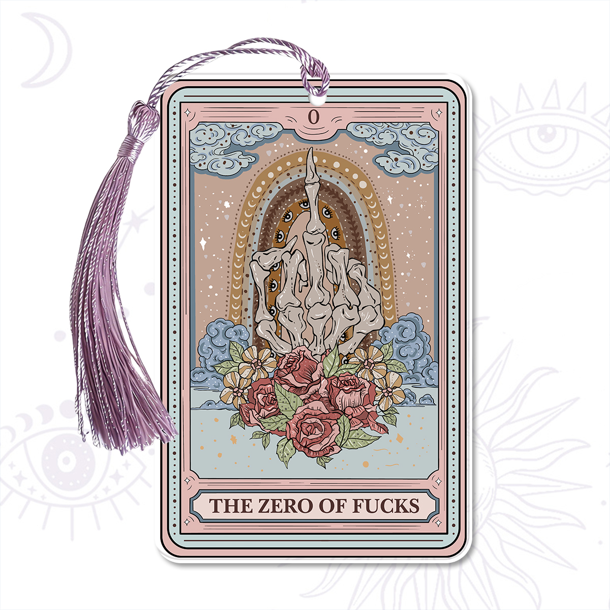 Purplehecate The Zero Of Fucks Tarot Bookmark