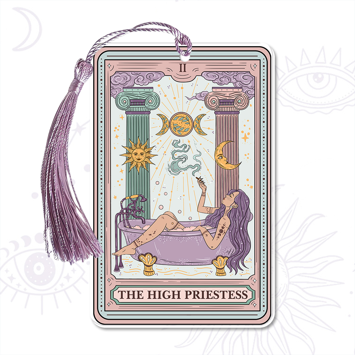 Purplehecate The High Priestess Tarot Bookmark
