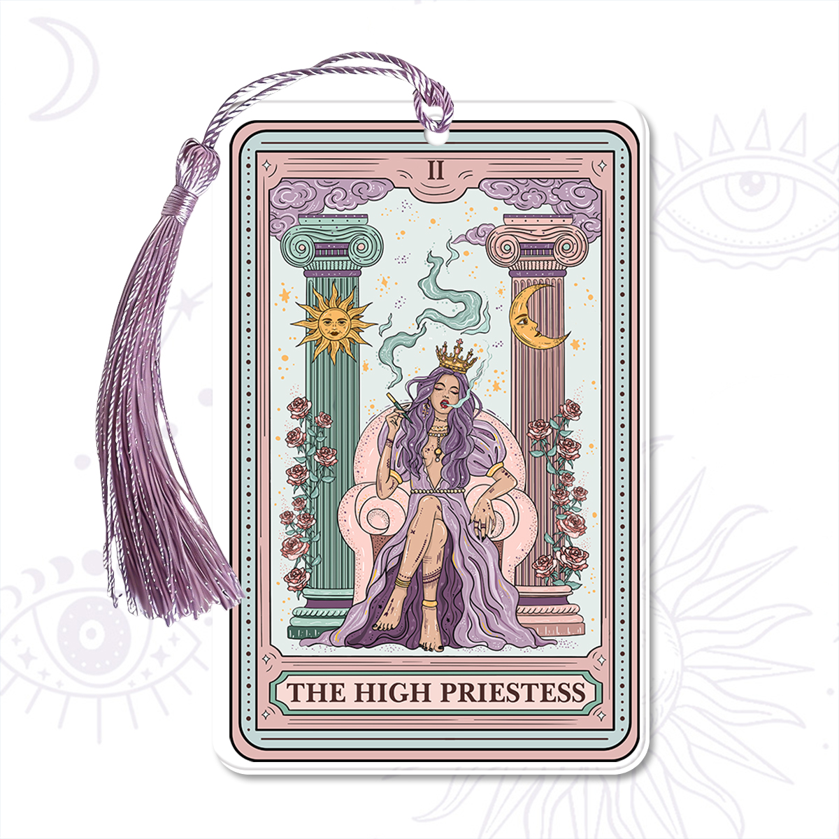 Purplehecate The High Priestess Tarot Card Bookmark