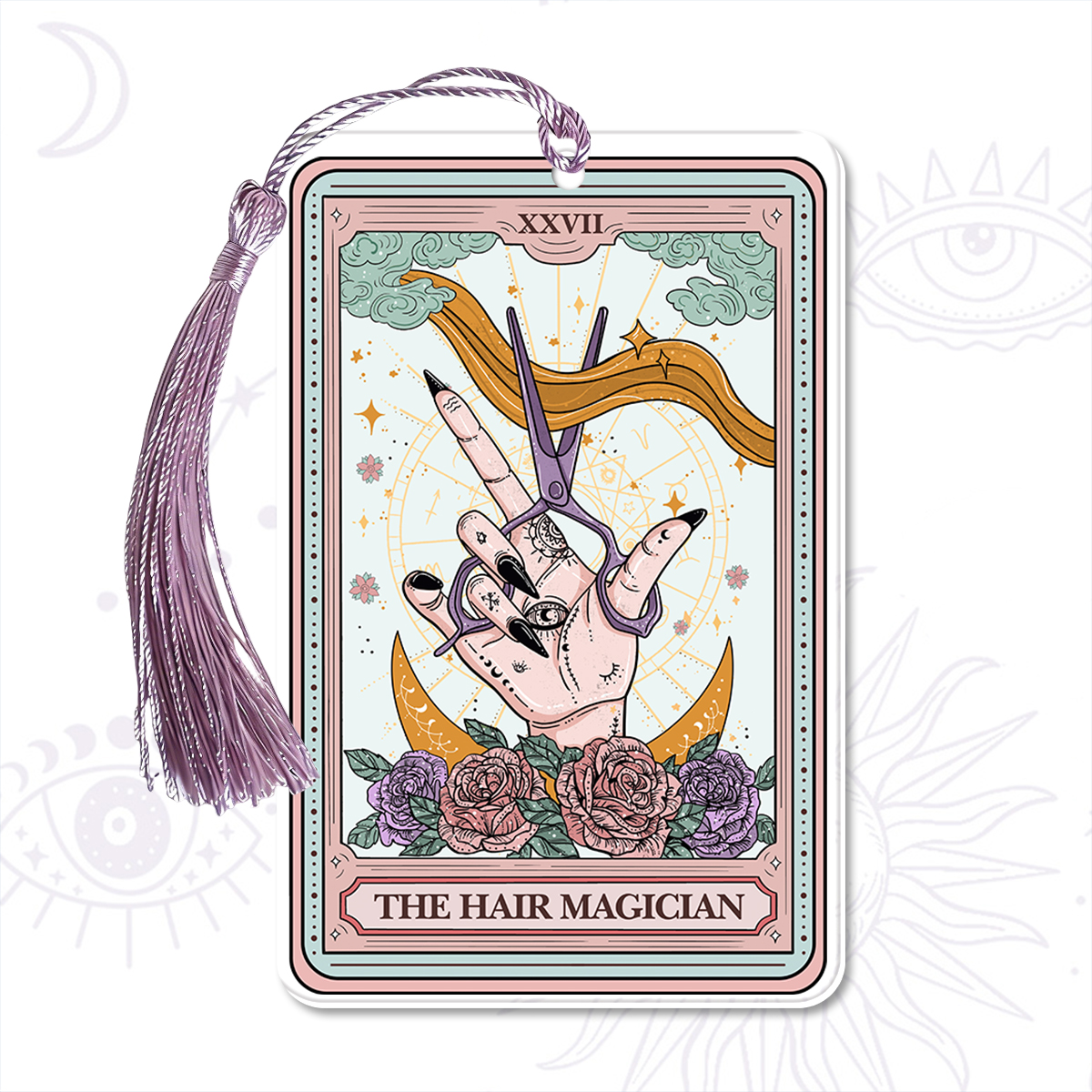 Purplehecate The Hair Magician Tarot Bookmark